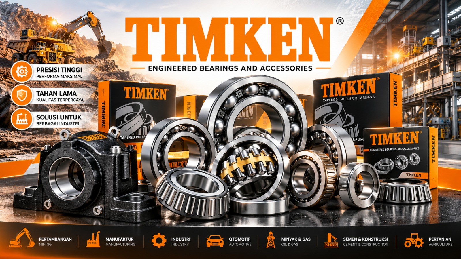 Timken Bearing - Alvia Prima Industri